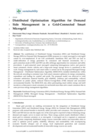 Distributed optimisation algorithm for demand side management in a grid-connected smart microgrid