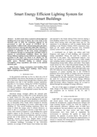 Smart energy efficient lighting system for smart buildings