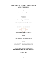 Intellectual capital management at universities.