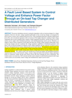 A fault level based system to control voltage and enhance power factor through an on-load tap changer and distributed generators