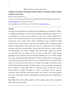 Changing conversation and dialogue through LeadSA: an example of public relations activism in South Africa