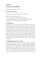 Corporate-level strategies