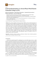 Grid synchronization of a seven-phase wind electric generator using d-q PLL