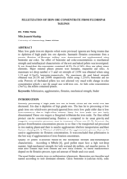 Pelletization of iron ore concentrate from fluorspar tailings