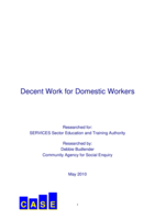 Decent work for domestic workers