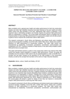 Improving health and safety culture - a guide for construction clients