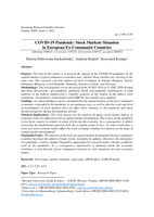 COVID-19 Pandemic: Stock Markets Situation in European Ex-Communist Countries