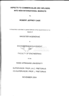 Aspects to commercialize arc welders into new international markets