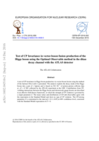 Test of CP Invariance in vector-boson fusion production of the Higgs boson using the Optimal Observable method in the ditau decay channel with the ATLAS detector