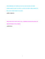 The experience of educators of inclusive education in a primary school
