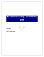Information security culture.