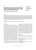 Earth observation for sustainable urban planning in developing countries: needs, trends, and future directions