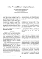 Solar-powered Smart Irrigation System