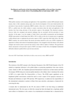 The rhetoric and practice of the international responsibility to prevent mass atrocities: Reflections on South Africa’s peacebuilding role in South Sudan (2005–2013)