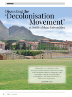 Dissecting the ‘Decolonisation Movement’ at South African Universities