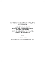 Understanding poverty and disability in Johannesburg
