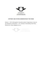 Self-regulation of securities markets : the legal status of rules and the mechanisms of enforcement