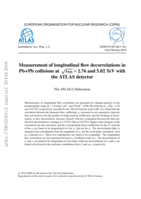 Measurement of longitudinal flow decorrelations in Pb+Pb collisions at √ sNN = 2.76 and 5.02 TeV with the ATLAS detector