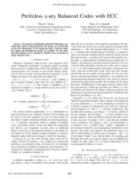 Prefixless q-ary balanced codes with ECC