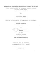 Mineralogical, petrographic and geological controls on coal ash fusion temperature from new Clydesdale colliery, Witbank Coalfield, South Africa