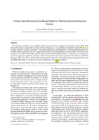 A deep gated recurrent unit based model for wireless intrusion detection system