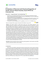Evaluation of physical and chemical properties of South African waste foundry sand (WFS) for concrete use
