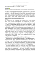 Deep learning opportunities in the geography classroom
