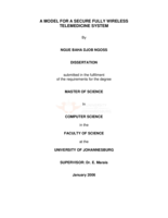 A model for a secure fully wireless telemedicine system