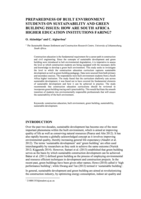 Preparedness of built environment students on sustainability and green building issues : how are South Africa higher education institutions faring?
