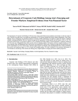 Determinants of corporate cash holdings among Asia’s emerging and frontier markets : empirical evidence from non-financial sector
