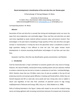 Recent developments in beneficiation of fine and ultra-fine coal - Review paper