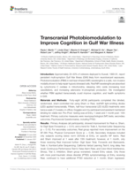 Transcranial photobiomodulation to improve cognition in Gulf War illness