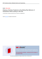 Influence of surface treatment on dry sliding wear behavior of hydrophobic silane coating on AISI 304