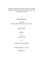 Cooperation between the African Union (AU) and the European Union (EU) with regard to peacemaking and peacekeeping in Africa