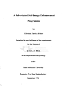 A job-related self-image enhancement programme