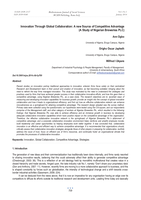 Innovation through global collaboration : a new source of competitive advantage (a study of Nigerian Breweries PLC)