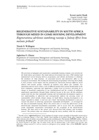 Regenerative sustainability in South Africa through mixed in-come housing development