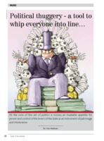 Political thuggery - a tool to whip everyone into line