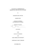 Statistical properties of sequential detonation systems