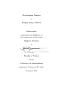 Gravitational capture