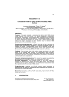 Conceptual model of client health and safety (H&S) culture