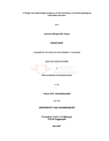 'n Psigo-opvoedkundige program vir die hantering van boelie-gedrag by sekondêre leerders