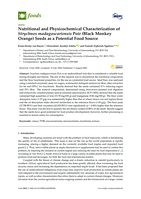 Nutritional and physicochemical characterization of strychnos madagascariensis poir (black monkey orange) seeds as a potential food source