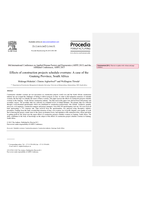 Effects of construction projects schedule overruns : a case of the Gauteng Province, South Africa