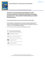Trends in functional food development with three-dimensional (3D) food printing technology : prospects for value-added traditionally processed food products