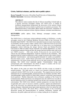 Griots,  Satirical columns, and the micro public sphere