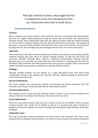 Ethically resilient teachers, what might that be? A comparison across two educational levels : pre‐school and university in South Africa