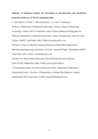 Influence of multi-pass friction stir processing on microstructure and mechanical properties of die cast Al-7Si-3Cu aluminium alloy