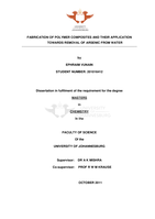 Fabrication of polymer composites and their application towards removal of arsenic from water