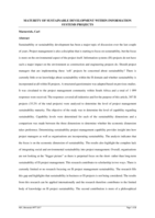 Maturity of sustainable development within information systems projects